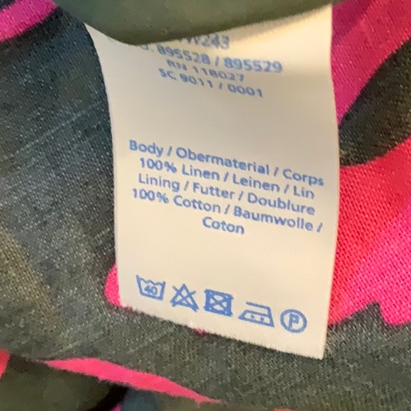 BODEN LINEN DRESS SIZE 10 STUNNING - Picture 4 of 5